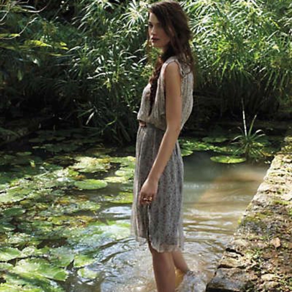 Speckled Grid Dress by Tiny